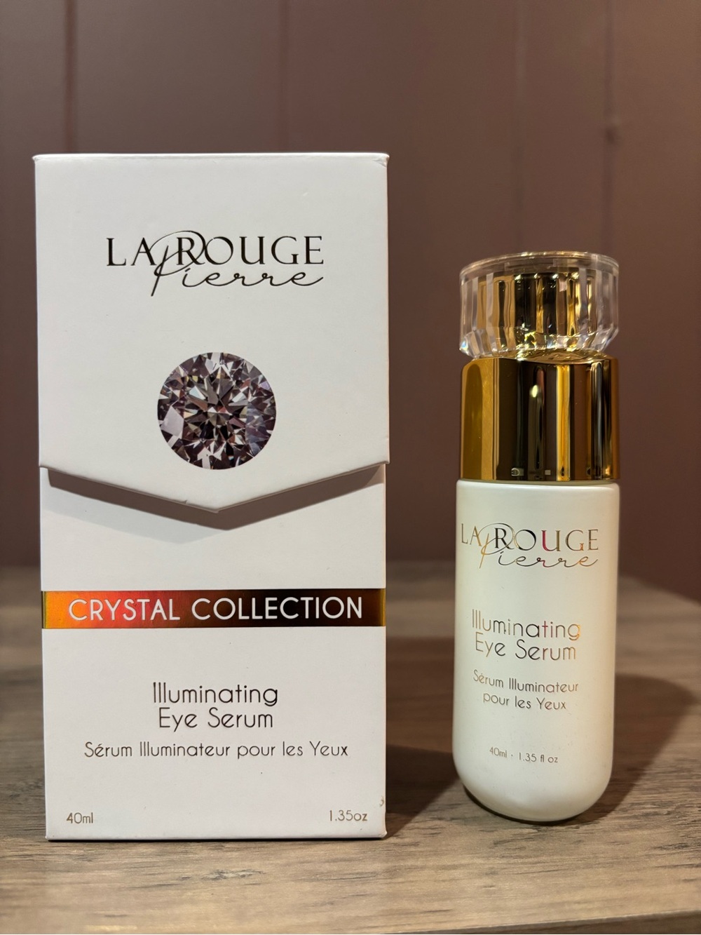 La rouge Pierre Illuminating Eye Serum — White & Gold